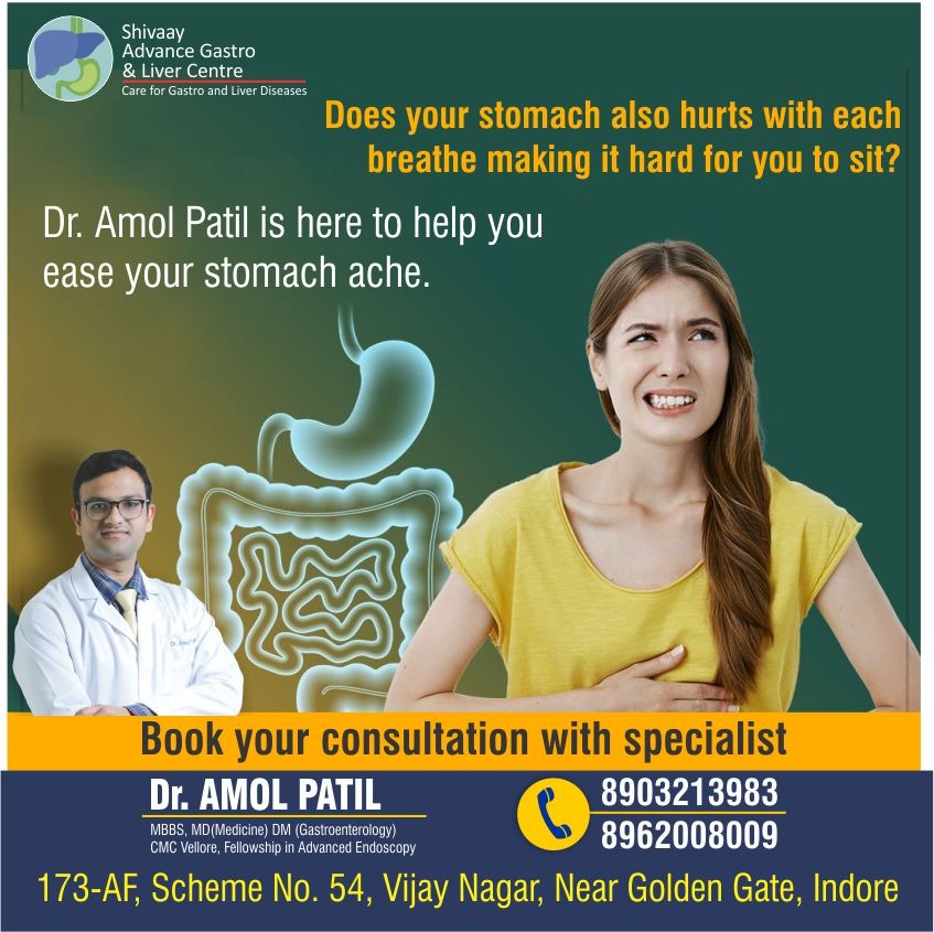 Best Doctor for Stomach Ache in Indore