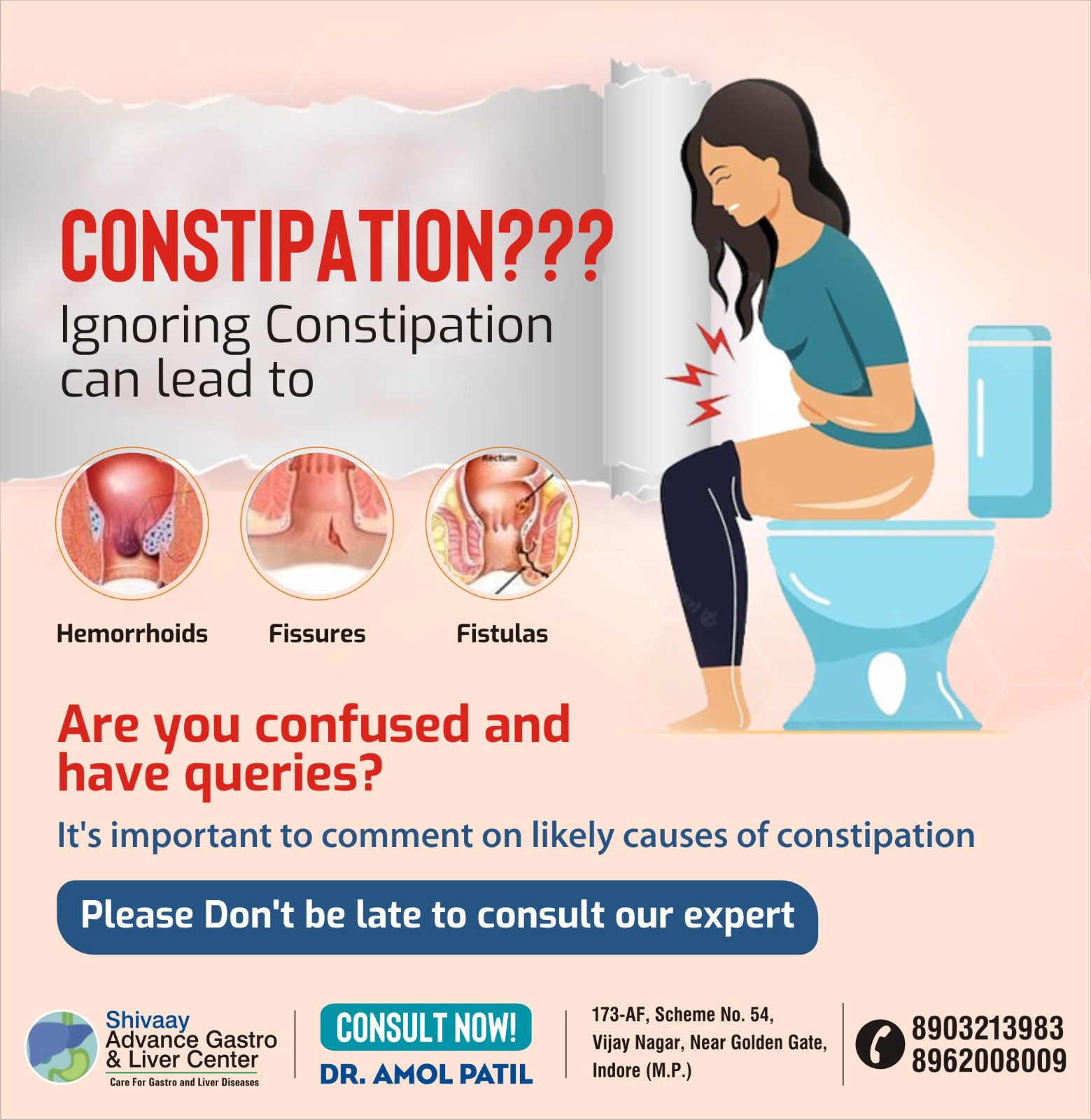 Best Doctor for Constipation Treatment in Indore