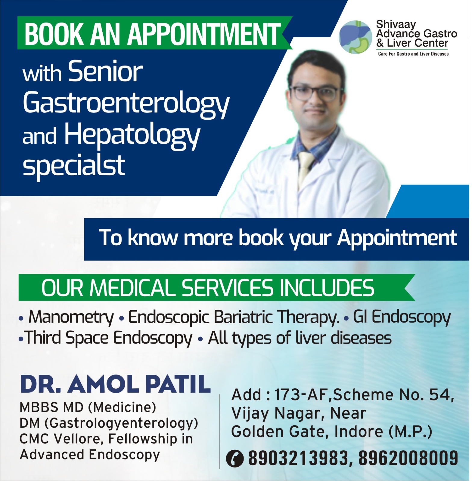 Best Gastroenterology and Hepatology Doctor in Indore