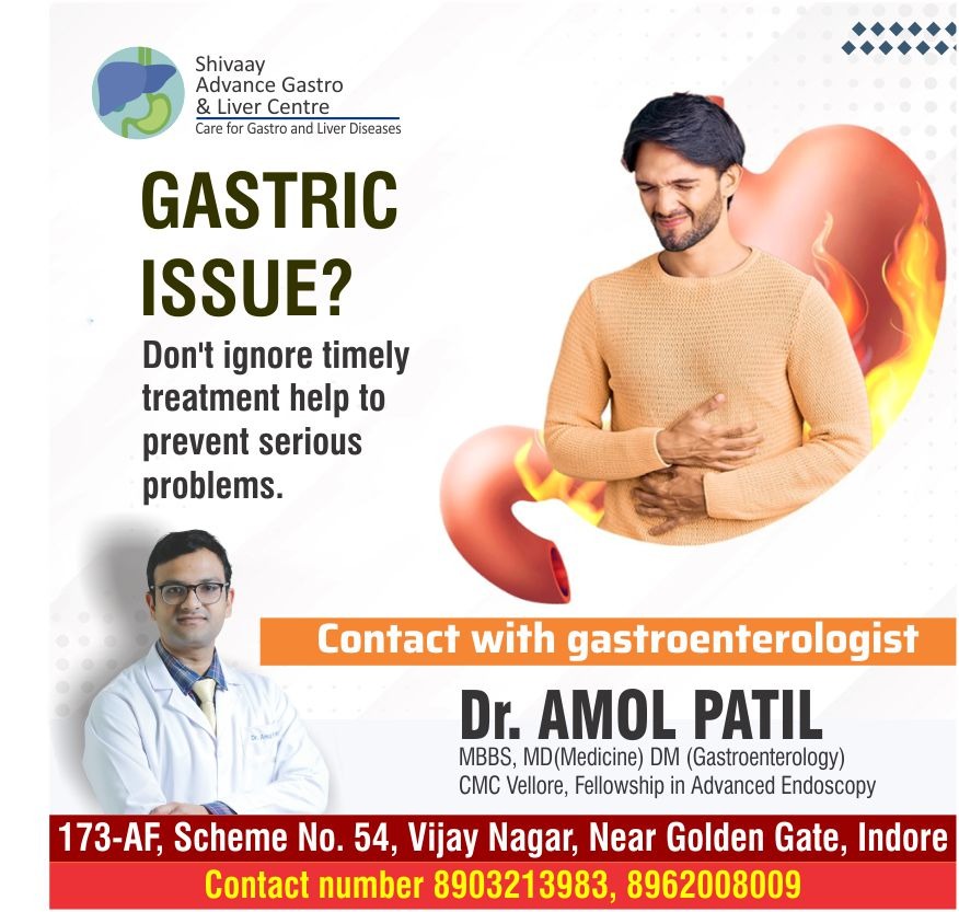Best Doctor For Gastric issue Treatment in Indore