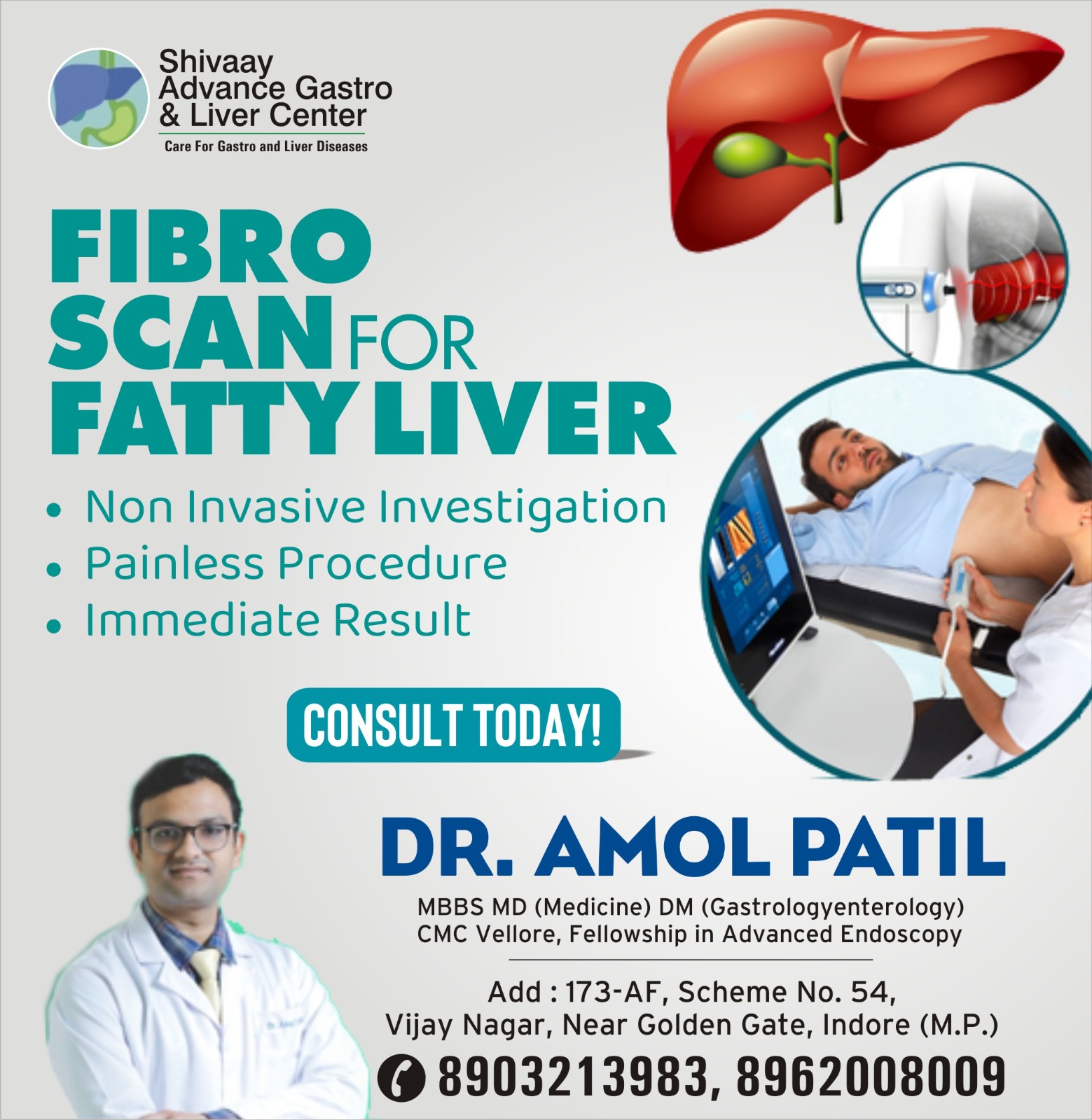 Best Doctor for Fibro Scan for Fatty Liver in Indore