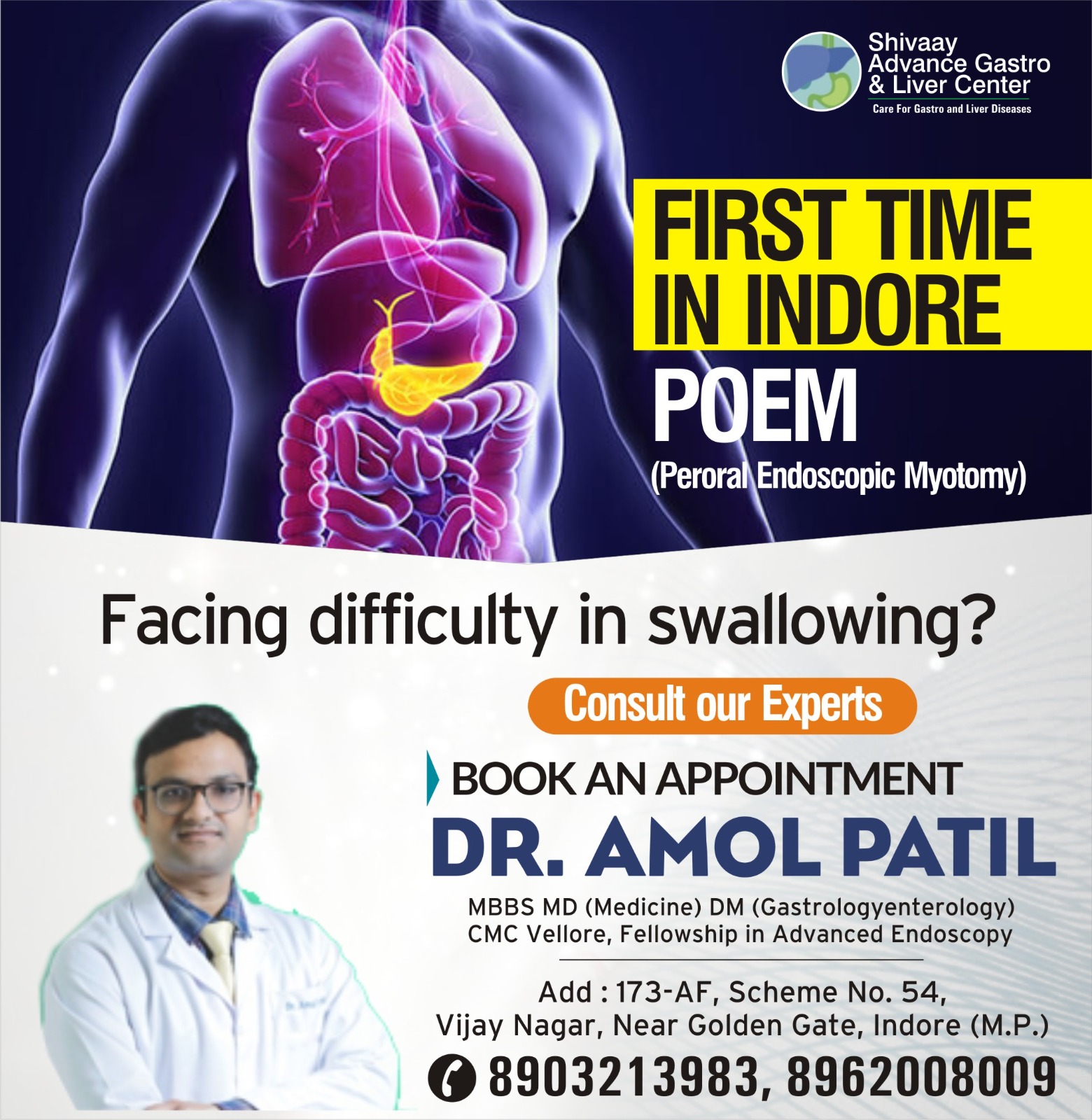 Best Doctor For POEM Treatment in Indore