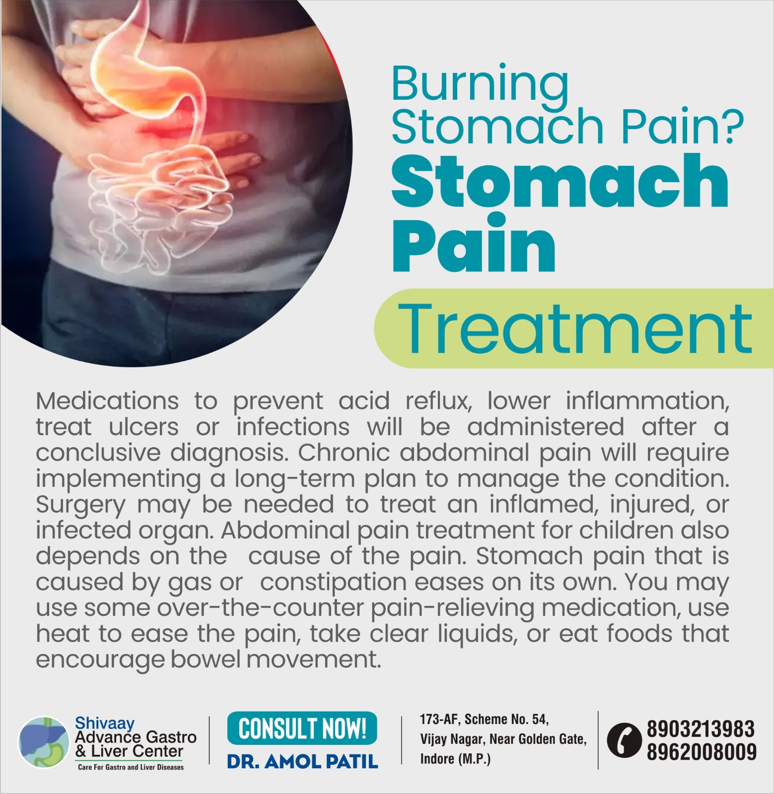 Best Doctor for Stomach Pain Treatment in Indore